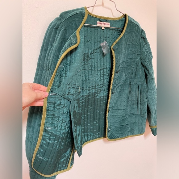 NWOT Free People We The Free Natalia Velvet Jacket Size Medium - Picture 10 of 16